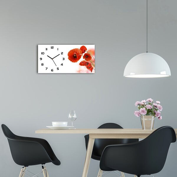 Ceas de perete modern din sticla Maki
