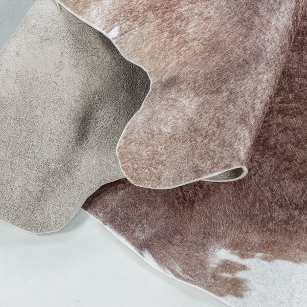 Blană maro sintetică 100x135 cm Etosha – Ayyildiz Carpets