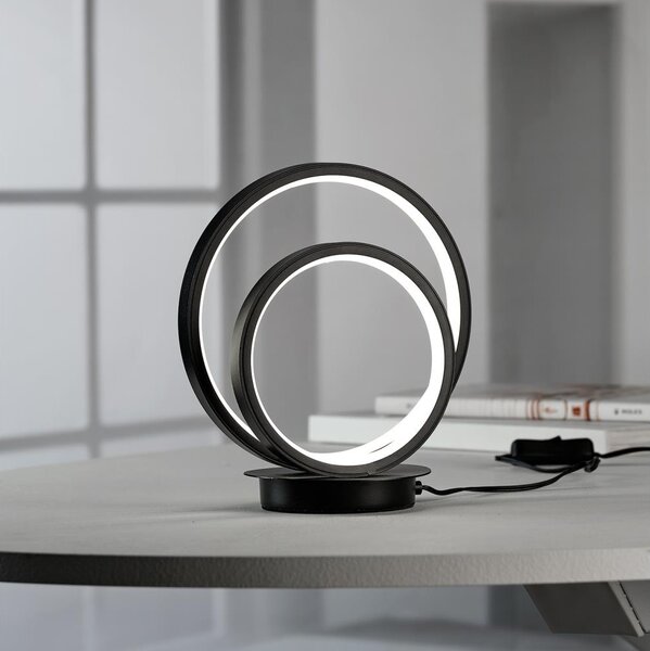 ONLI - Lampă de birou LED NOELIA, 10 W, 230 V, 22 cm, neagră
