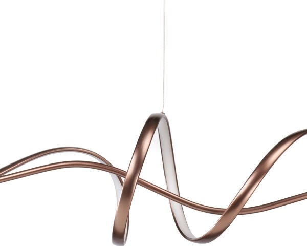 ONLI - Lustră suspendată pe cablu KELLY LED/28W/230V, finisaj cupru