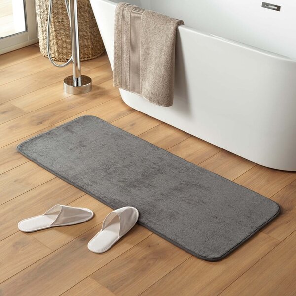 Covoraș de baie gri antracit 50x120 cm Vitamine – douceur d'intérieur