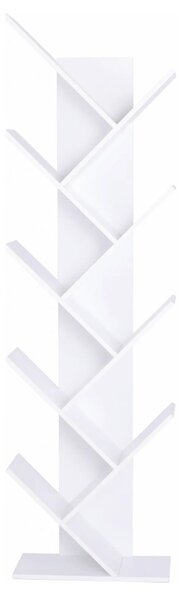 Biblioteca BAKI NEW TYP 1, alb, DTD laminat, 43x20x144 cm
