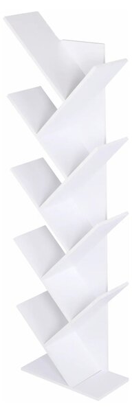 Biblioteca BAKI NEW TYP 1, alb, DTD laminat, 43x20x144 cm