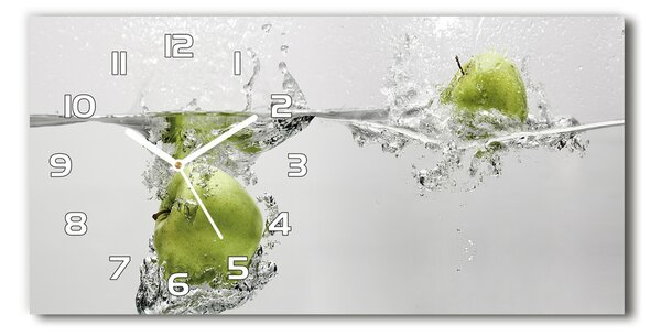 Ceas de perete modern din sticla Apple a sub apă
