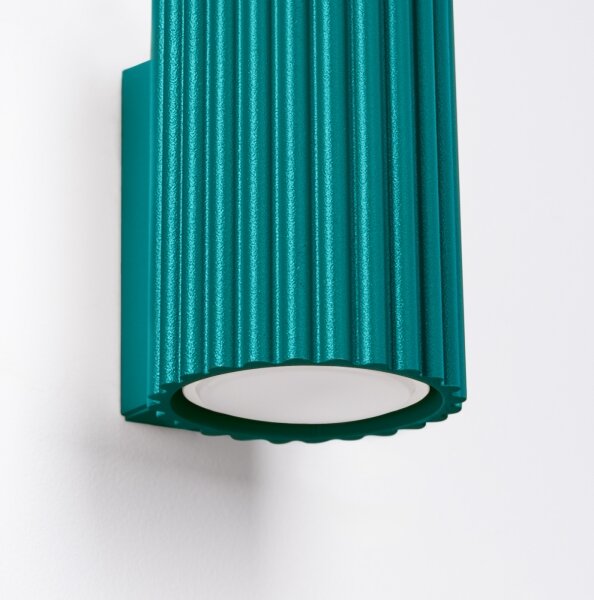 Brilagi - Aplica LED de perete CRESTO 1xGU10/10W/230V 10 cm turcoaz