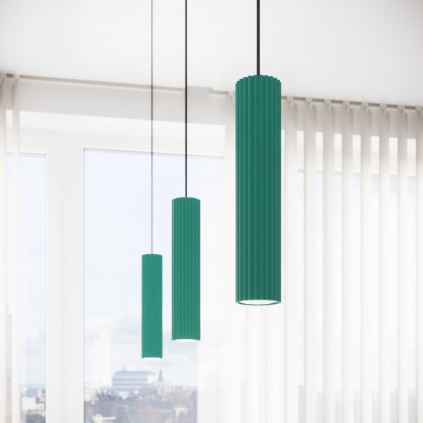 Brilagi - Lustră LED pe cablu CRESTO 1xGU10/10W/230V turcoaz