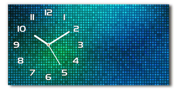 Ceas de perete modern din sticla abstract