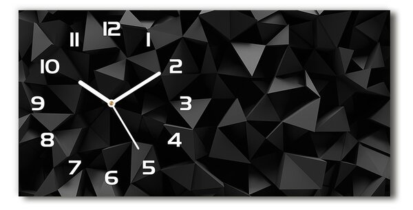 Ceas de perete modern din sticla 3D Abstracție