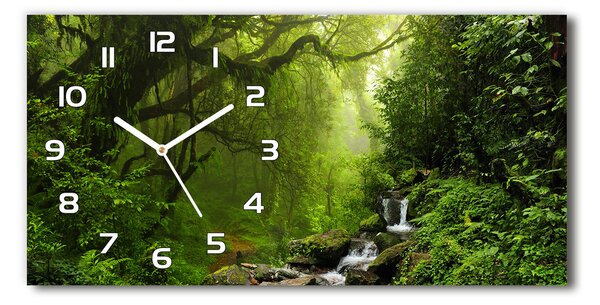 Ceas de perete modern din sticla Jungle în Nepal