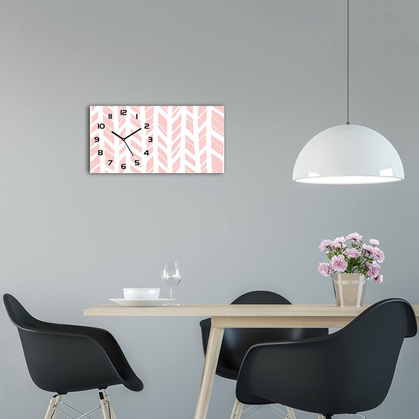 Ceas de perete modern din sticla model spic