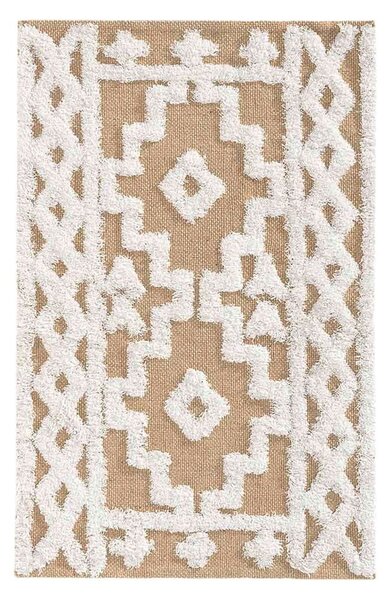 Covor bej din amestec de iută 60x90 cm Medine – douceur d'intérieur