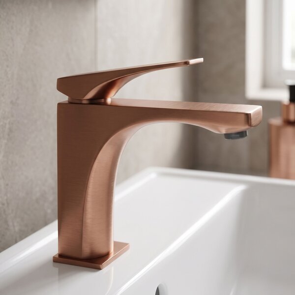Baterie pentru baie PREMIUM Rea Joe Brush Copper low
