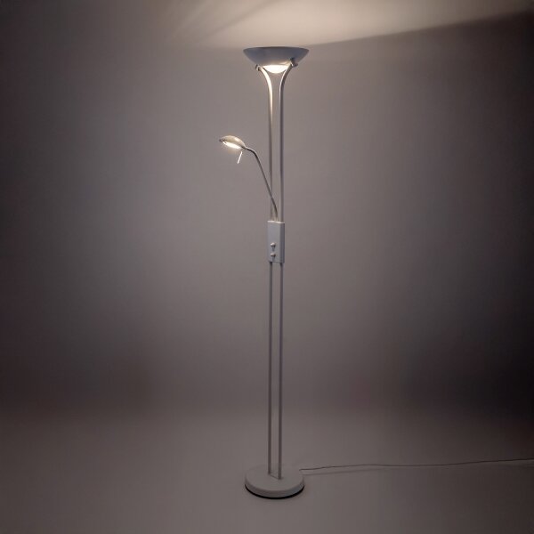 Brilagi - Lampă de podea dimabilă SCARLETT 1xR7s/230W/230V + 1xG9/40W albă
