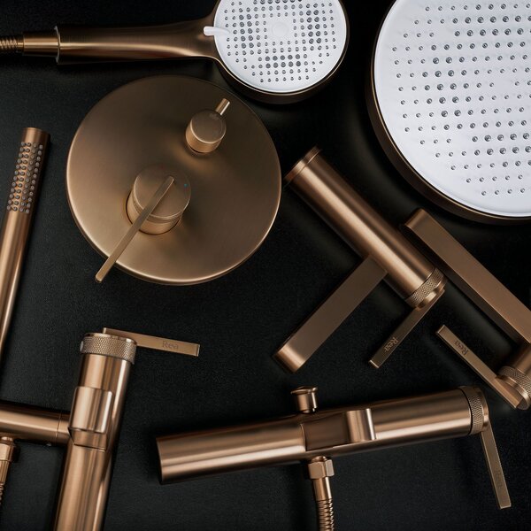 Baterie de podea Rea Grace Brush Copper