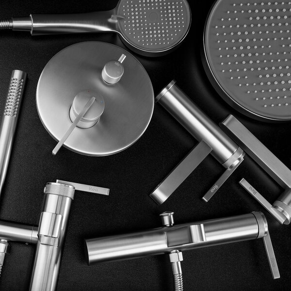 Baterie de podea Rea Grace Brush Nickel