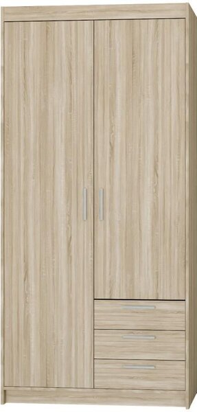 Dulap de haine Elanor 2D 3S (stejar sonoma). 1096871