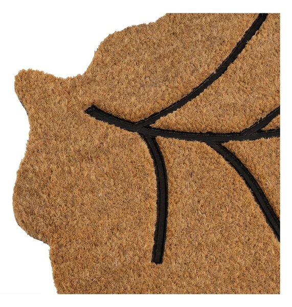 Covoraș de intrare din fibre de nucă de cocos 45x75 cm Leaf – Casa Selección