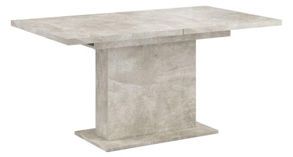 Masă de sufragerie extensibilă Bovata (beton) (pentru 6-8 persoane). 1097145