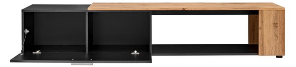 Mobilier living Mantes ZWT31 (negru mat + stejar wotan). 1097679