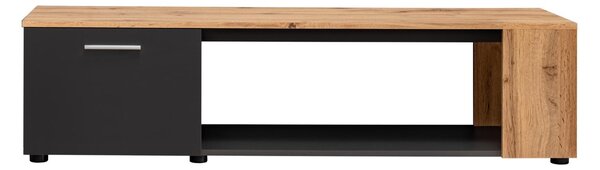 Mobilier living Mantes ZWT30 (negru mat + stejar wotan). 1097677