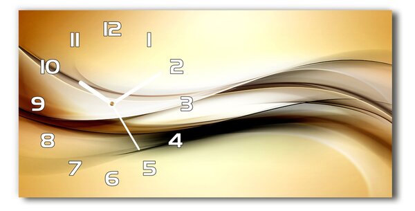 Ceas de perete modern din sticla abstract