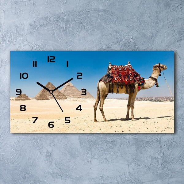 Ceas de perete modern din sticla Camel la Cairo