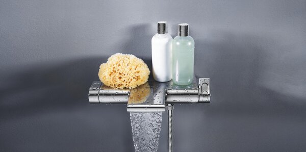 Grohe Grohtherm 2000 baterie cadă-duș perete cu termostat StarLight Chrome 34464001