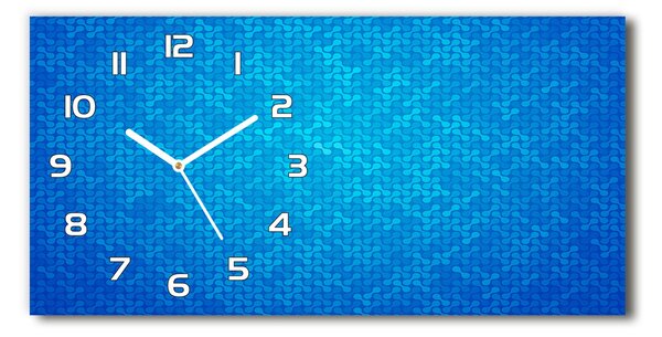 Ceas de perete modern din sticla abstract