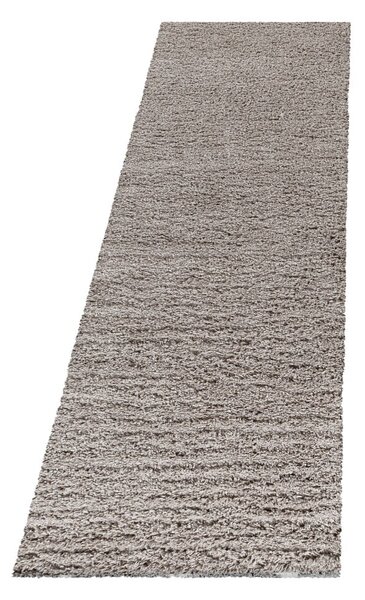 Covor tip traversă maro deschis 80x250 cm Fluffy – Ayyildiz Carpets