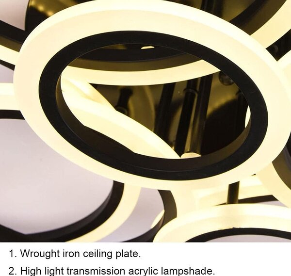 Candelabru Opaline - LED 3 culori de lumină