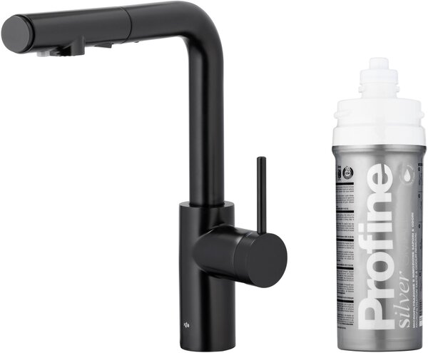 KFA Armatura Duero Pure Basic baterie de bucatarie cu filtru pe picior negru 6623-114-81