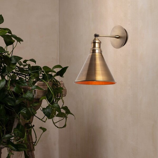 Aplică de perete bronz ø 20 cm Tramino – Opviq lights