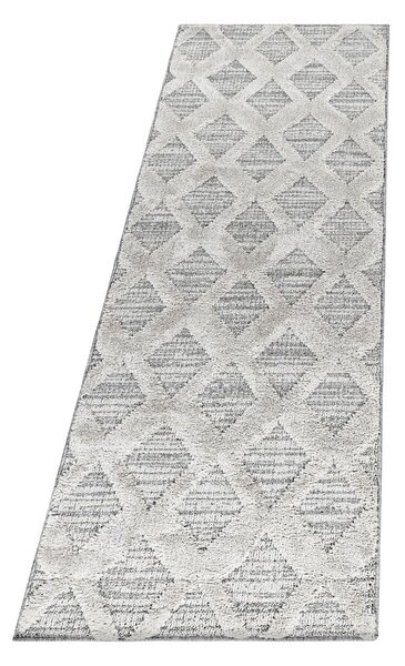 Covor tip traversă gri deschis 80x250 cm Pisa – Ayyildiz Carpets