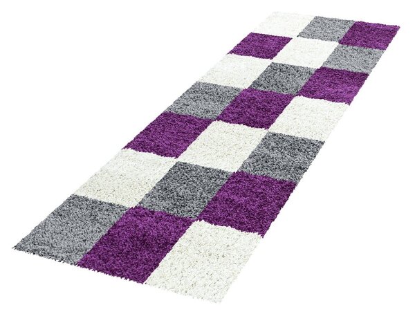 Covor tip traversă mov/gri 80x250 cm Life – Ayyildiz Carpets