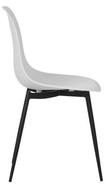 Scaun Model Ballen, Alb/Negru, 41.5x53x84.5 cm
