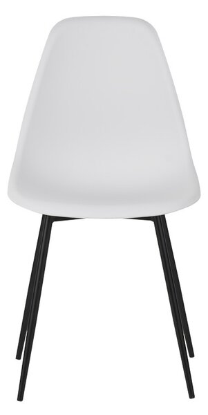 Scaun Model Ballen, Alb/Negru, 41.5x53x84.5 cm
