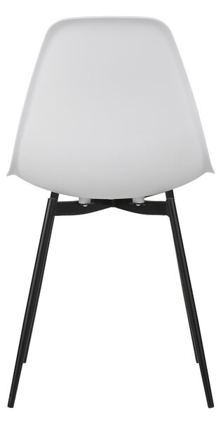 Scaun Model Ballen, Alb/Negru, 41.5x53x84.5 cm