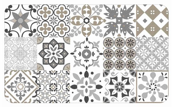 Covor alb din PVC 45x75 cm Salou – douceur d'intérieur