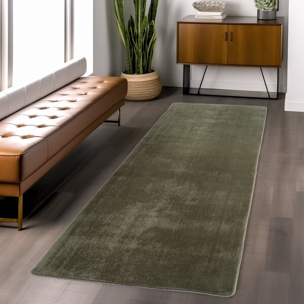Covor traversa Joy Verde, 80 x 250 cm