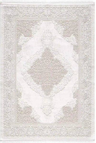 Covor VANESSA 06152B, 160x230 cm, forma dreptunghiulara, acril/poliester, bej/crem