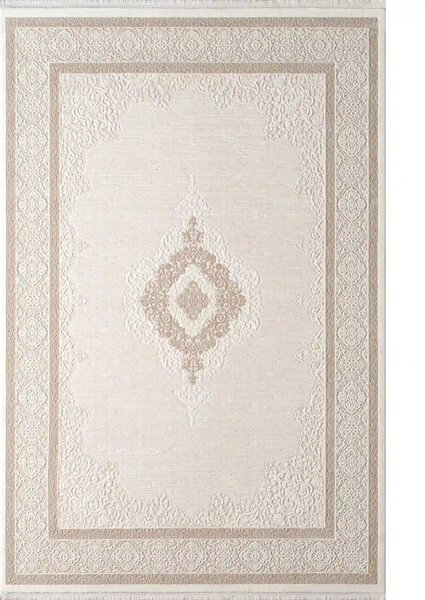 Covor ANETTA 03319C, 160x230 cm, forma dreptunghiulara, acril, crem/be