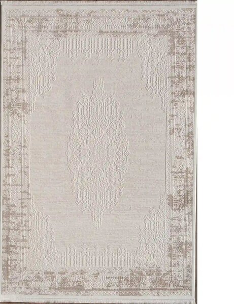 Covor ANETTA 03320A, 160x230 cm, forma dreptunghiulara, acril, crem/bej