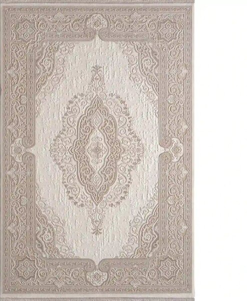 Covor ANETTA 03322A, 160x230 cm, forma dreptunghiulara, acril, crem/bej
