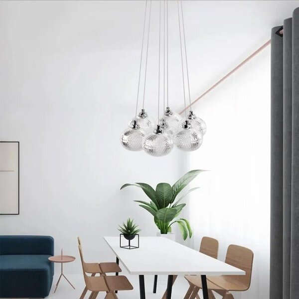 Lampă suspendată MS021-7CP Chrome