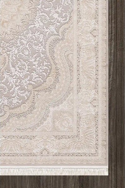 Covor PALACE 05202D, 160x230 cm, forma dreptunghiulara, fibre sintetice, crem/maro deschis