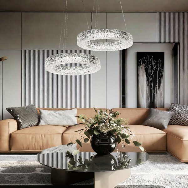 Lampa LED MS004-CP 40cm CHROME