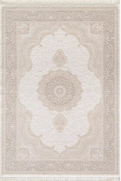 Covor PALACE 05202C, 160x230 cm, forma dreptunghiulara, fibre sintetice, crem/maro deschis