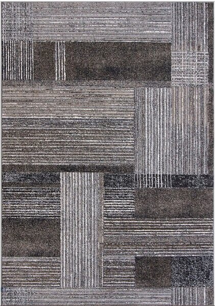 Covor Living Dormitor, Model Kolibri 11561 BG92, Gri Maro Multicolor, Dreptunghi, 80x150