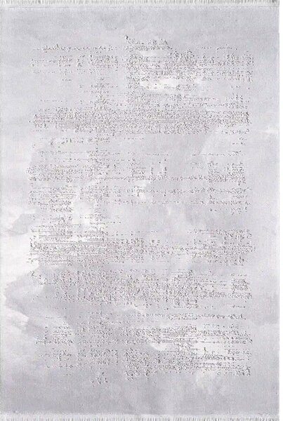 Covor MURANO 06431D, 160x230 cm, forma dreptunghiulara, acril, gri/cre