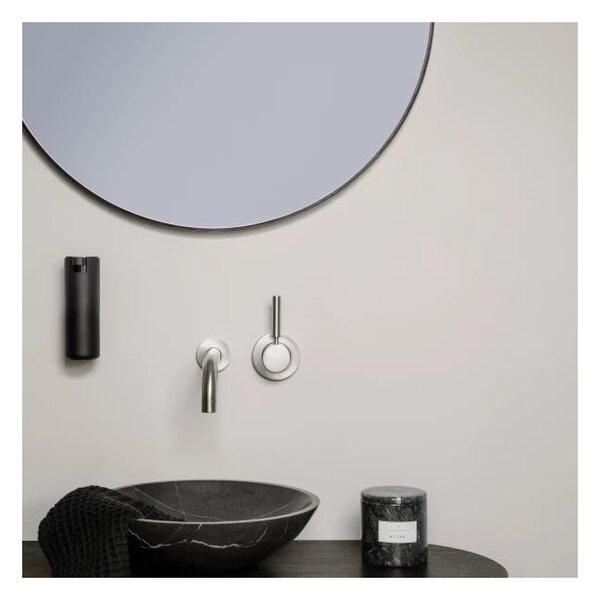 Dozator de săpun lichid argintiu mat de montat pe perete din oțel inoxidabil 165 ml Modo – Blomus